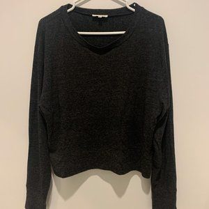 Aritzia Community Dark Grey Sweater Shirt
